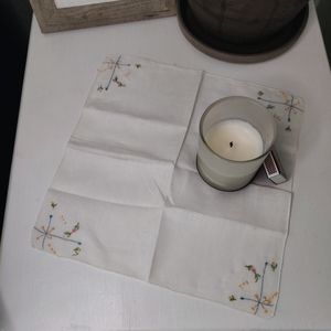 Vintage Hand Embroidered Handkerchief